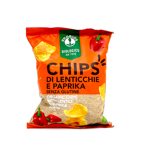 chips de lentejas y paprika