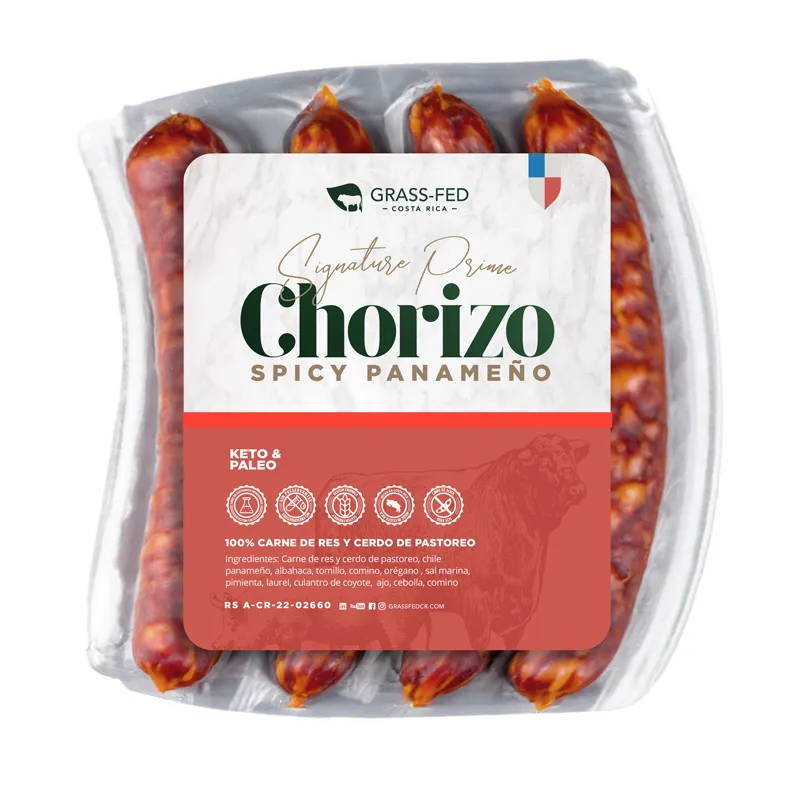 Chorizo con chile Grass Fed