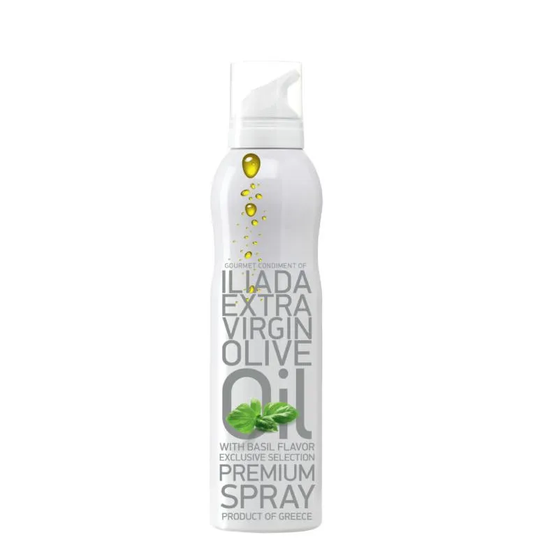 Aceite de oliva Extra Virgen con albahaca en Spray – 200 ml