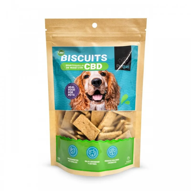 Biscuits de CBD para perros Petguel-180gr