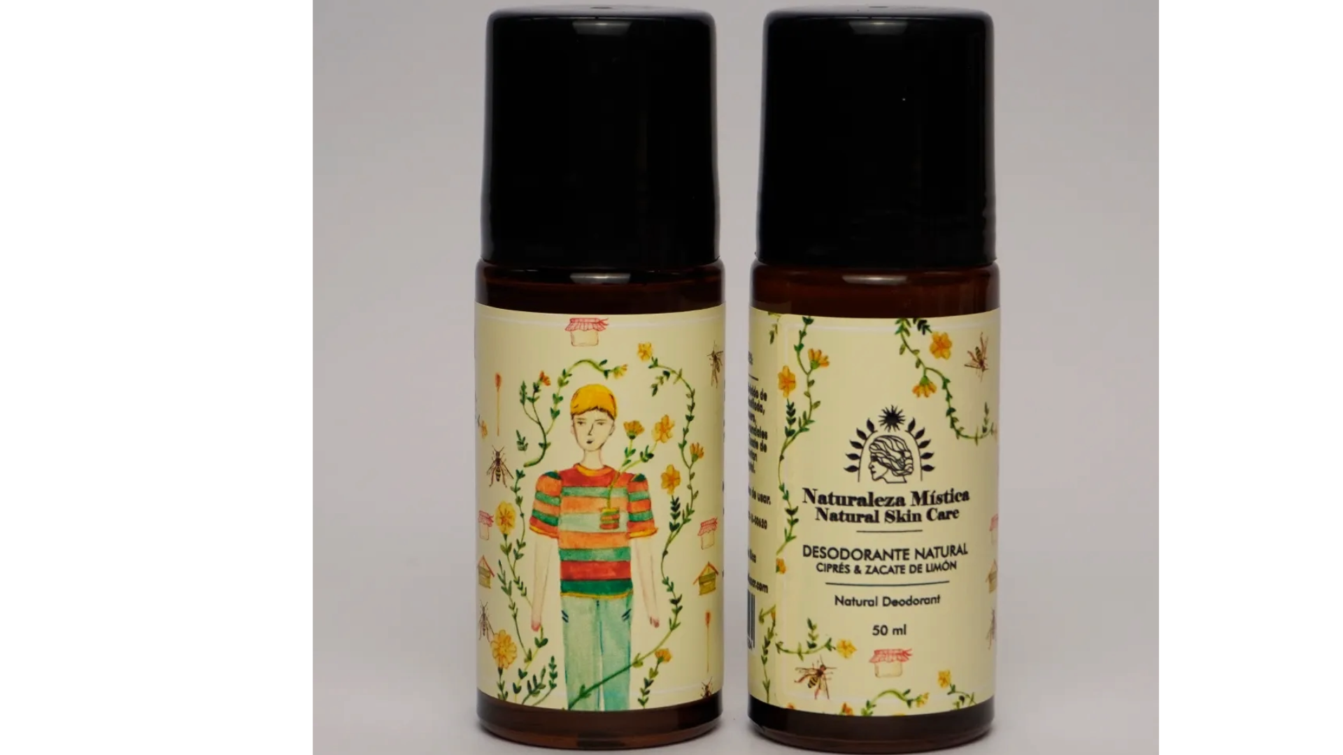 Desodorante natural ciprés y zacate de limón