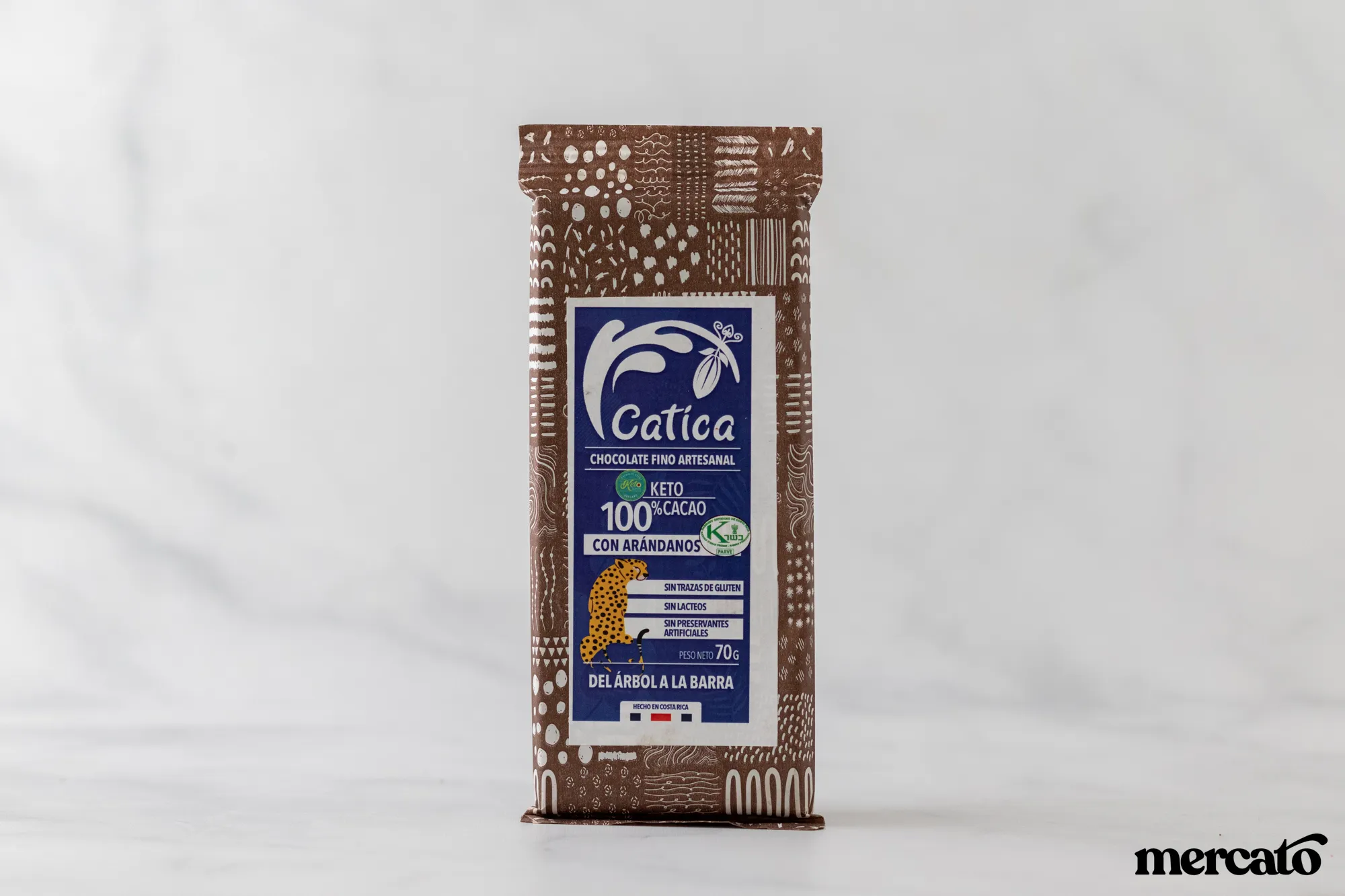 Chocolate Catica 100% Arándano- 70g