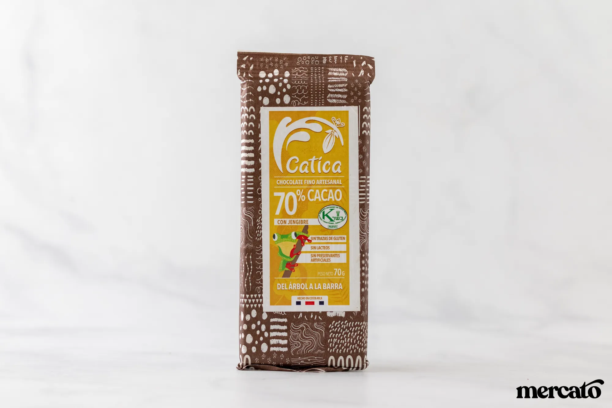 Chocolate Catica 70% (Jengibre) 70g