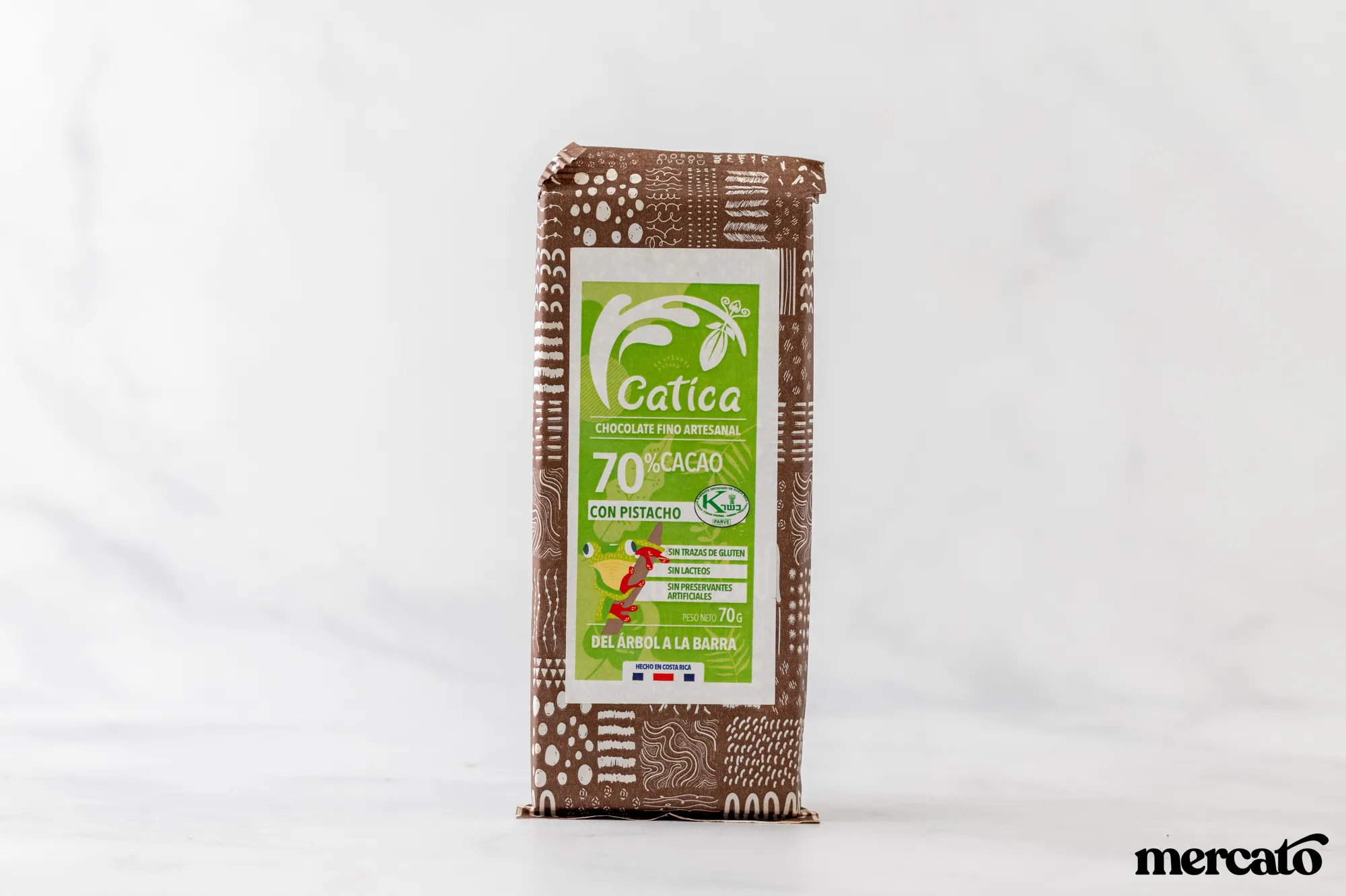 Chocolate Catica 70% (Pistacho) 70g