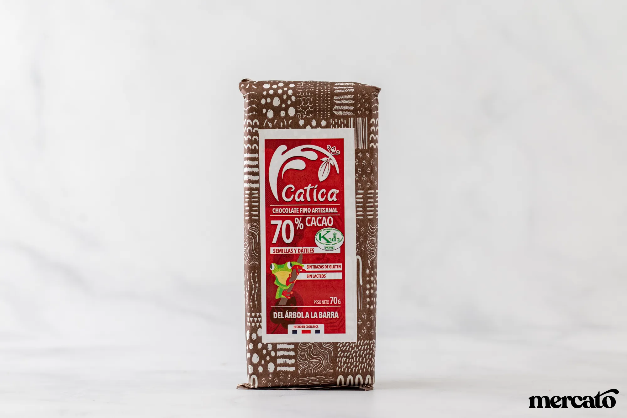 Chocolate Catica 70% (Semillas y dátiles) 70g