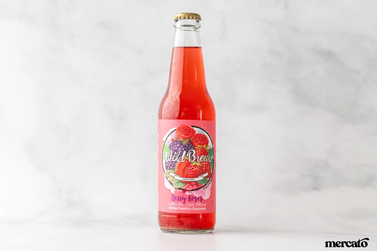 Kombucha Wild Brews 365ml (Berry Roses)