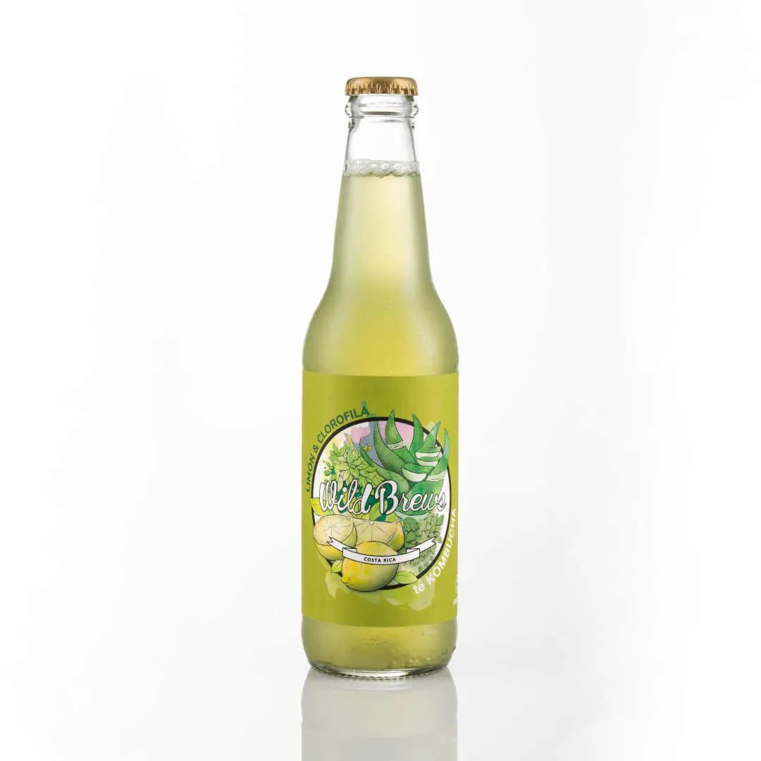 Kombucha Wild Brews 365ml (Limón y clorofila )