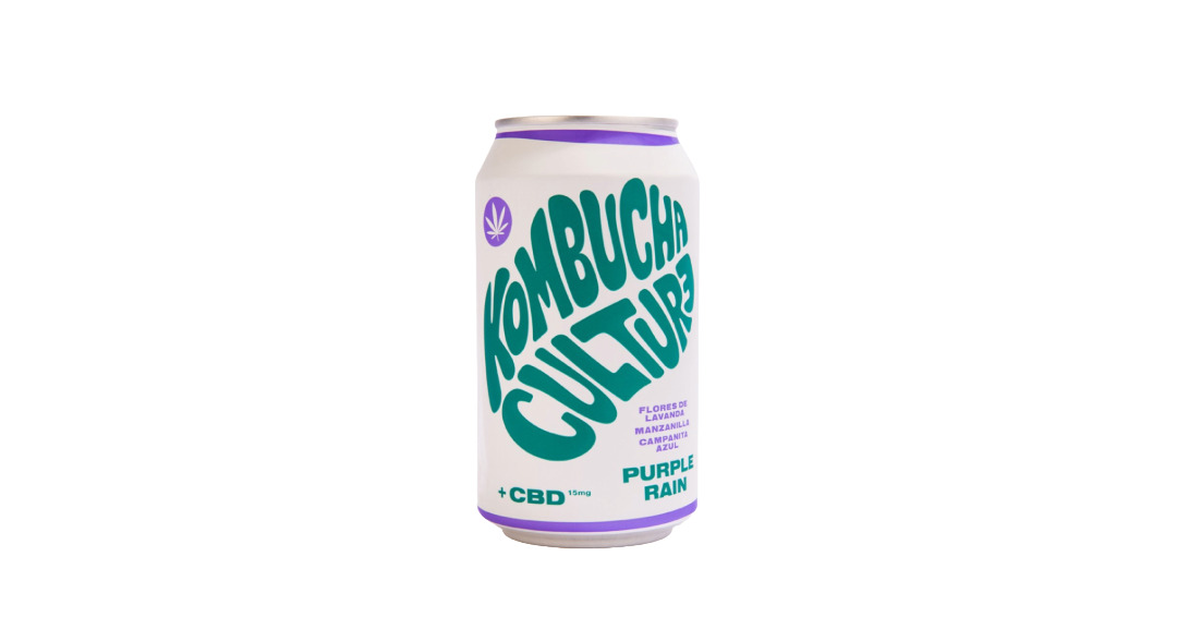 Kombucha Culture Purple Rain CBD 355ml