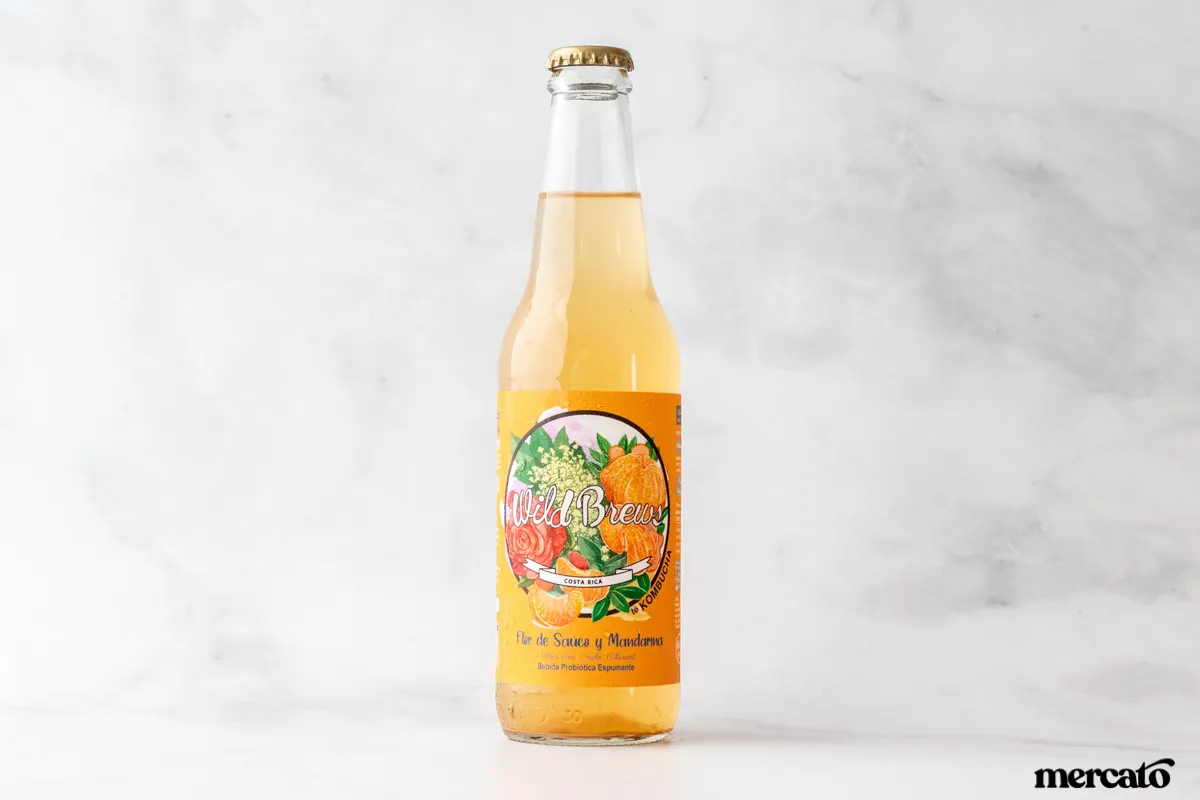 Kombucha Wild Brews 365ml (Flor de Sauco y Mandarina)