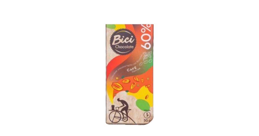 TABLETA BICI CHOCOLATE 60% CAFÉ