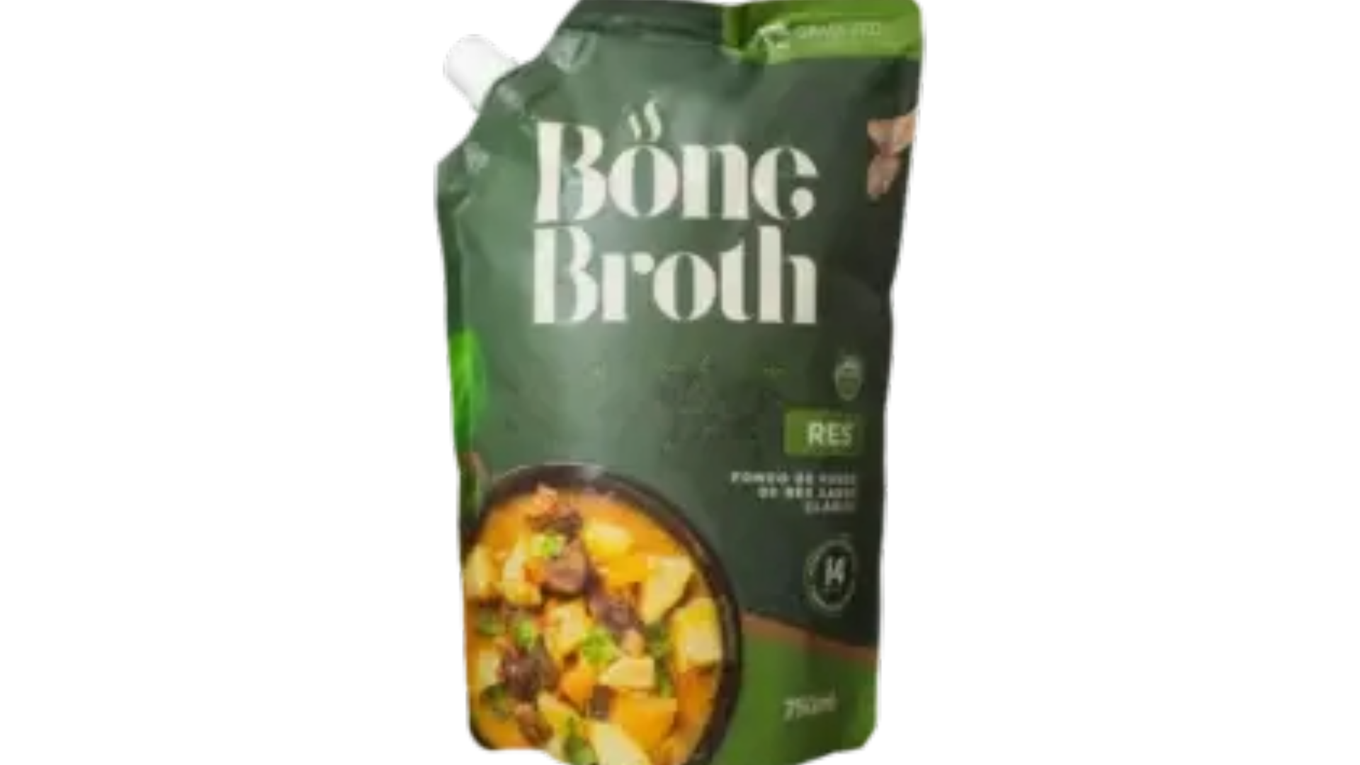 Bone Broth Res Grass Fed 750ml