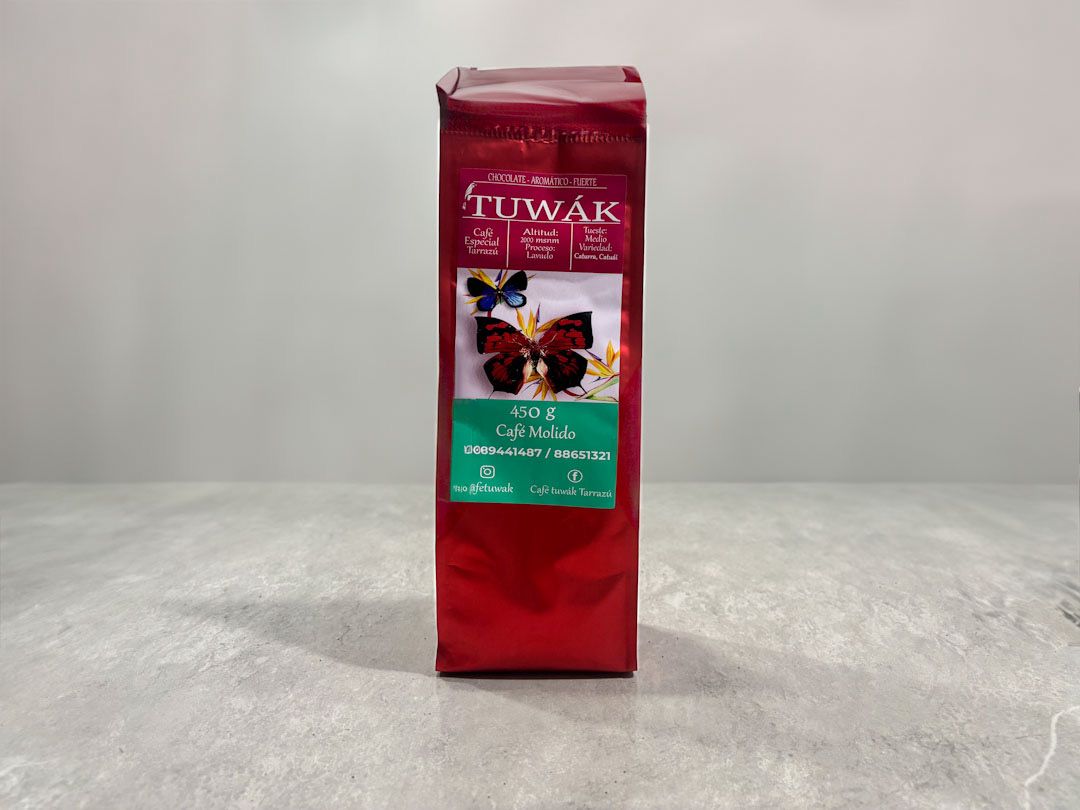 Café Tuwák Lavado Tueste Medio Molido – 450g