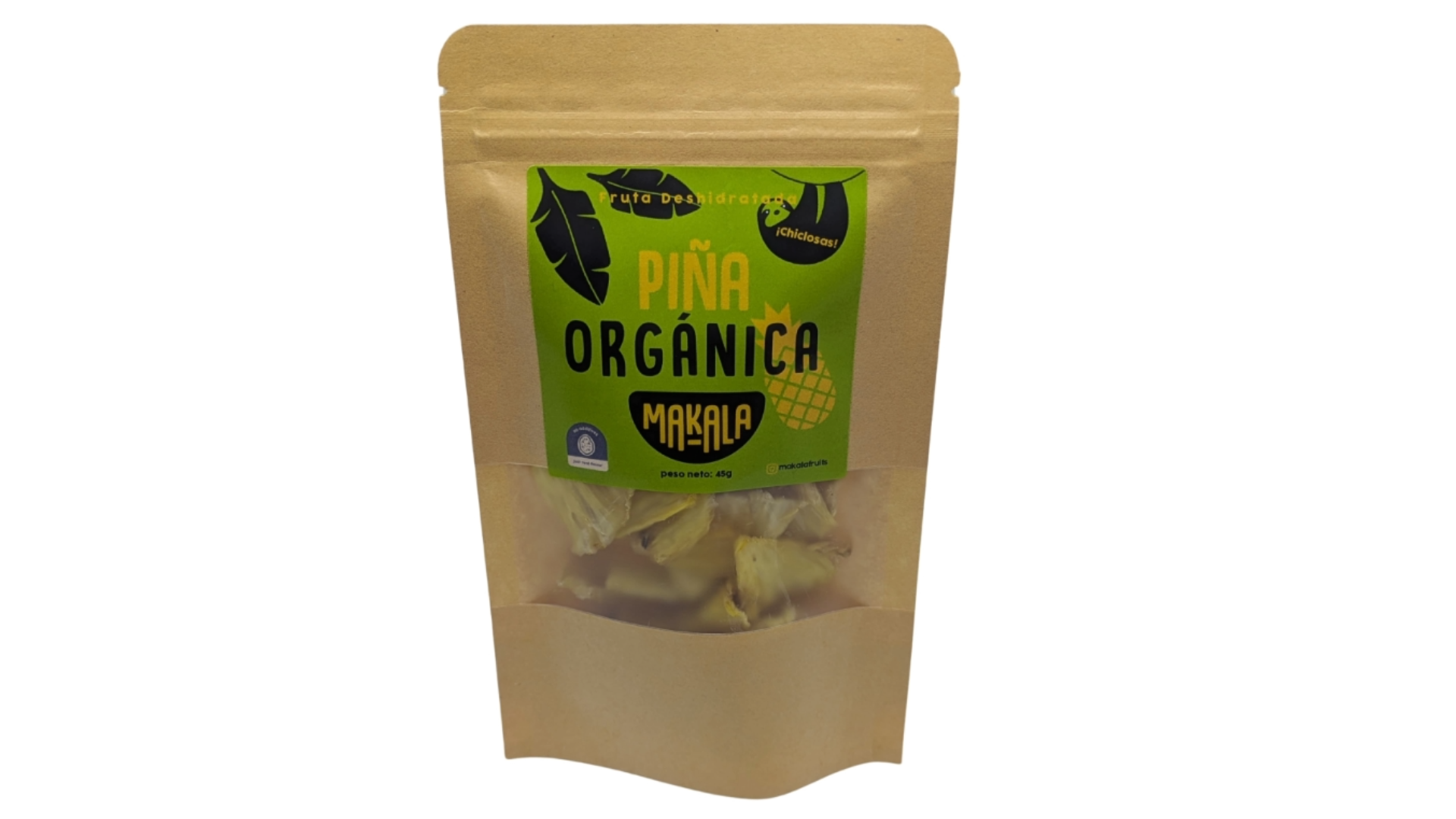 Piña Orgánica Deshidratada Makala- 45g